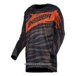 2020 Motocross Cyclisme Maillot Answer Manches Longues Gris