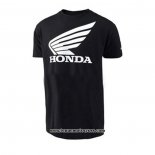 2020 Motocross Cyclisme T Shirt Honda Manches Courtes Noir