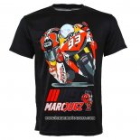 2020 Motocross Cyclisme T Shirt No.93 Manches Courtes Noir