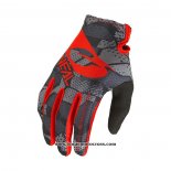 2021 Oneal Motocross Cyclisme Gants Doigts Long Rouge Gris