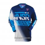 2020 Motocross Cyclisme Maillot ANSR Manches Longues Bleu