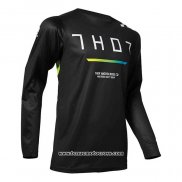 2020 Motocross Cyclisme Maillot Thor Manches Longues Noir