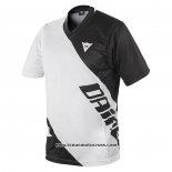 2020 Motocross Cyclisme T Shirt Dainses Manches Courtes Blanc Noir