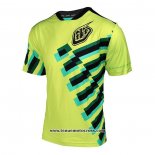 2020 Motocross Cyclisme T Shirt TLD Manches Courtes Jaune