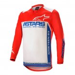 2021 Motocross Cyclisme Maillot Alpinestars Manches Longues Rouge