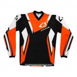 2020 Motocross Cyclisme Maillot Jopa Manches Longues Noir Orange