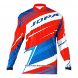 2020 Motocross Cyclisme Maillot Jopa Manches Longues Rouge Bleu