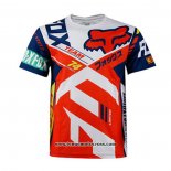 2020 Motocross Cyclisme T Shirt FOX Manches Courtes Rouge