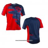 2020 Motocross Cyclisme T Shirt RF Manches Courtes Rouge Bleu