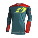 2021 Oneal Motocross Cyclisme Maillot Manches Longues Vert Rouge