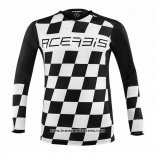 2020 Motocross Cyclisme Maillot Acerbis Manches Longues Noir Blanc