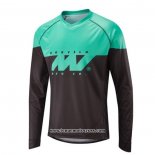 2020 Motocross Cyclisme Maillot Morvelo Manches Longues Noir Vert