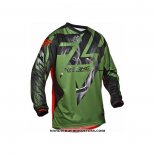 2020 Motocross Cyclisme Maillot FLY Manches Longues Vert