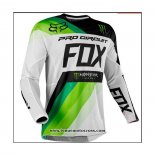 2020 Motocross Cyclisme Maillot FOX Manches Longues Blanc