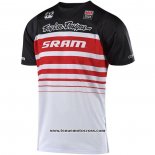 2020 Motocross Cyclisme T Shirt TLD Manches Courtes Blanc
