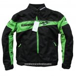 2020 Motocross Cyclisme Veste Kawasaki Manches Longues Noir Vert