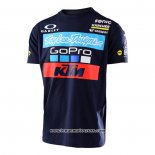 2020 Motocross Cyclisme T Shirt KTM Manches Courtes Bleu