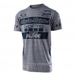 2020 Motocross Cyclisme T Shirt KTM Manches Courtes Orange Gris