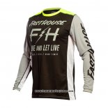2021 Motocross Cyclisme Maillot Fast House Manches Longues Noir