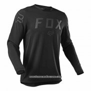 2020 Motocross Cyclisme Maillot FOX Manches Longues Noir