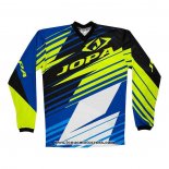 2020 Motocross Cyclisme Maillot Jopa Manches Longues Bleu