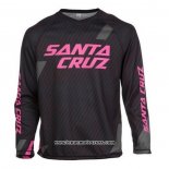 2020 Motocross Cyclisme Maillot Santa Cruz Manches Longues Noir