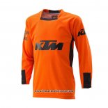 2020 Motocross Cyclisme Maillot KTM Manches Longues Orange
