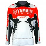 2020 Motocross Cyclisme Maillot YAMAHA Manches Longues Rouge Blanc