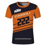 2020 Motocross Cyclisme T Shirt KTM Manches Courtes Orange Noir