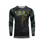 2021 Thor Motocross Cyclisme Maillot Manches Longues Vert