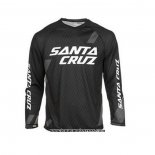 2020 Motocross Cyclisme Maillot Santa Cruz Manches Longues Noir