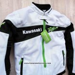 2020 Motocross Cyclisme Veste Kawasaki Manches Longues Blanc
