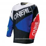 2020 Motocross Cyclisme Maillot Oneal Manches Longues Bleu