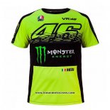 2020 Motocross Cyclisme T Shirt Monster Manches Courtes Vert Noir