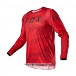 2021 FOX Motocross Cyclisme Maillot Manches Longues Rouge