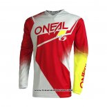 2021 Oneal Motocross Cyclisme Maillot Manches Longues Jaune Blanc Rouge