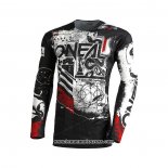 2021 Oneal Motocross Cyclisme Maillot Manches Longues Noir Rouge