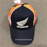2020 Moto GP Cyclisme Honda Casquette Noir Orange