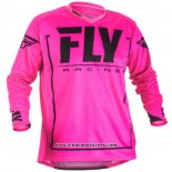 2020 Motocross Cyclisme Maillot FLY Manches Longues Rose