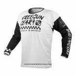 2020 Motocross Cyclisme Maillot Freegun Manches Longues Blanc
