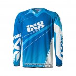 2020 Motocross Cyclisme Maillot IXS Manches Longues Bleu