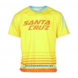 2020 Motocross Cyclisme T Shirt Santa Cruz Manches Courtes Jaune