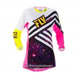 2020 Motocross Cyclisme Femme Maillot FLY Manches Longues Rose