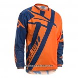 2020 Motocross Cyclisme Maillot AXO Manches Longues Orange