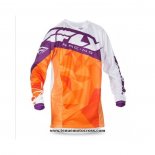 2020 Motocross Cyclisme Maillot FLY Manches Longues Orange