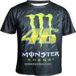2020 Motocross Cyclisme T Shirt Monster Manches Courtes Noir