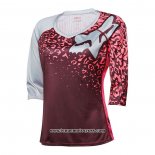 2020 Motocross Cyclisme Femme Maillot FOX Manches Longues Rouge
