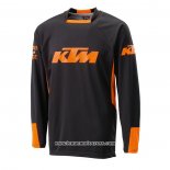 2020 Motocross Cyclisme Maillot KTM Manches Longues Noir