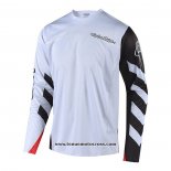 2020 Motocross Cyclisme Maillot TLD Manches Longues Blanc
