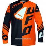 2020 Motocross Cyclisme Maillot UFO Manches Longues Orange Noir